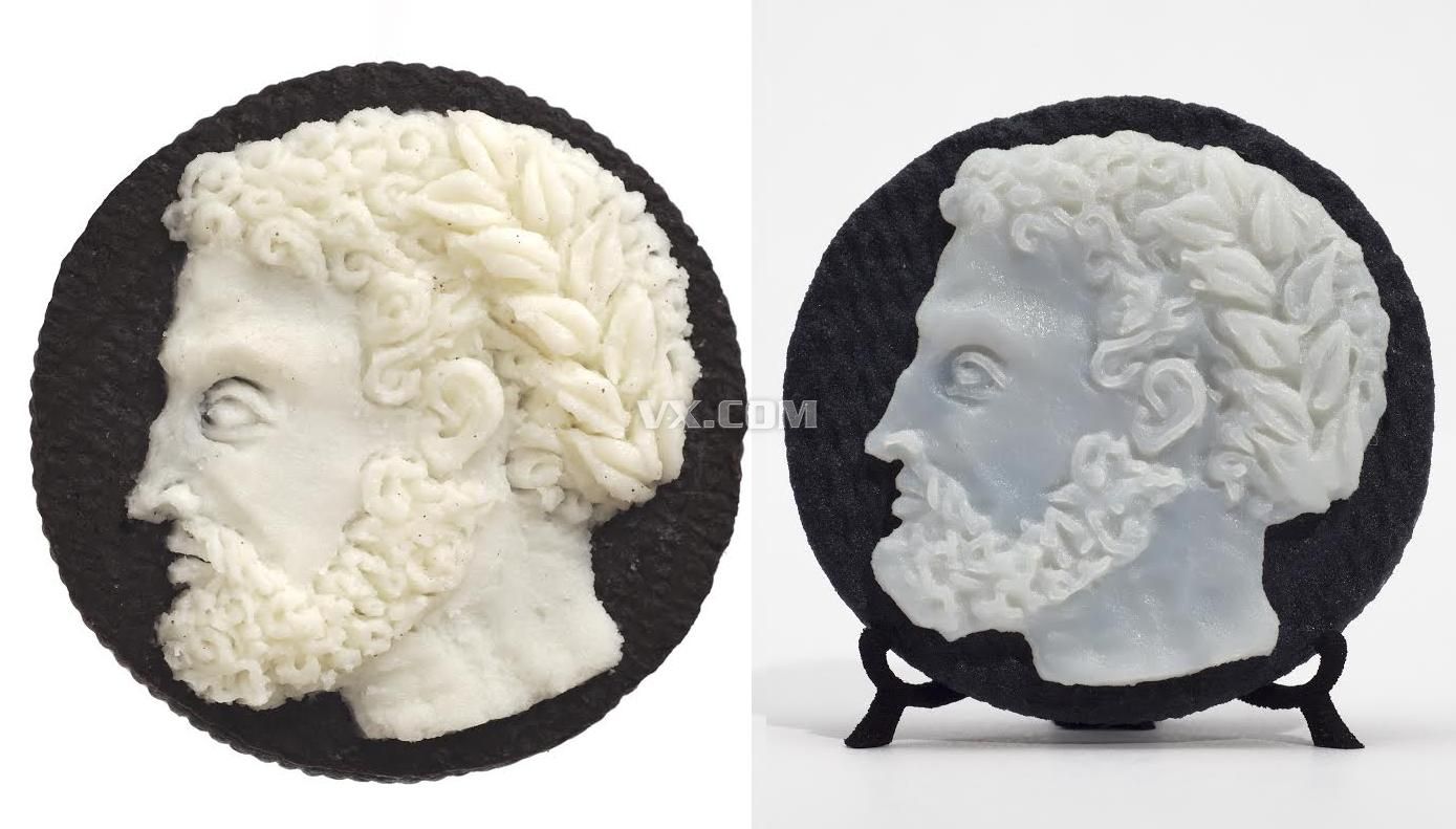 3D打印人像奥利奥饼干 3D打印人像奥利奥饼干 e键打印,3D打印服务