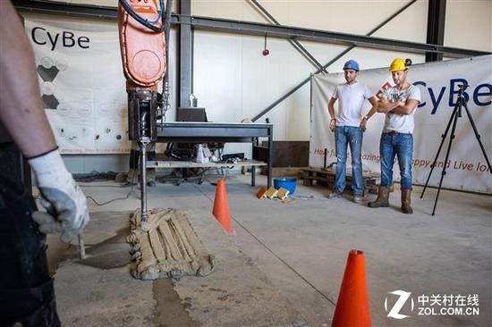 现场3D打印房屋_现代建筑欣赏_3D打印房屋房子以水泥为打印材料
