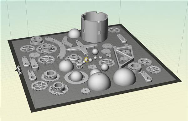 3D打印技术几步走 3D打印全自动太阳系模型免费教程 3D打印技术几步走 3D打印全自动太阳系模型免费教程