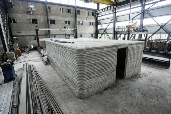 3d打印别墅还是商务楼？揭密3D打印建筑(房子)的那些事儿_e键3d打印服务