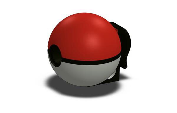 应付《口袋妖怪GO》手游绰绰有余 3D打印外置充电盒_3d打印服务公司