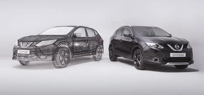 最新(图/文/视频)日产造世界首个最大3D打印笔雕塑 3D素描功力深厚 最新(图/文/视频)日产造世界首个最大3D打印笔雕塑 3D素描功力深厚