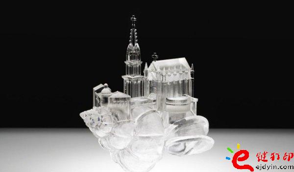 3D打印个性化私人订制 艺术家 Aki Inomata 3D打印的在一个寄居蟹壳上的日本结婚教堂