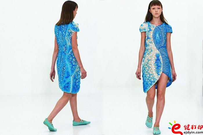 threeASFOUR在纽约时装周尽情展示无孔不入的3D打印技术设计服装特点 threeASFOUR在纽约时装周尽情展示无孔不入的3D打印技术设计服装特点