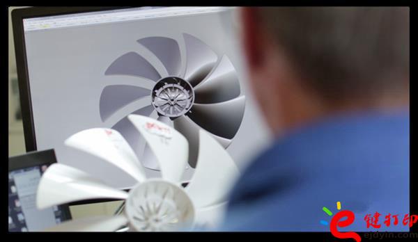 最好的3D打印应用案例 高手设计师创造史无前例的世界最静音3D打印室内风扇