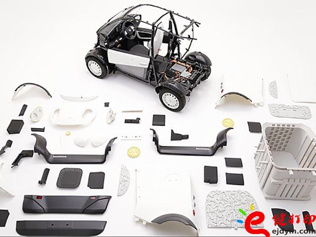 3d打印汽车应用案例 本田创新3D打印电动车与商用镁电池 3d打印汽车应用案例 本田创新3D打印电动车与商用镁电池