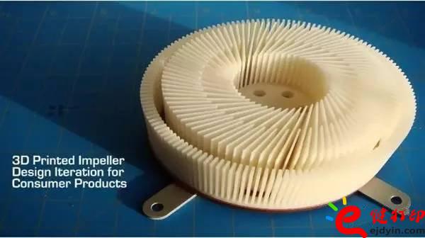 [多图慎入]电脑硬件3D打印应用实(案)例_极端制冷效果3D打印CPU风扇