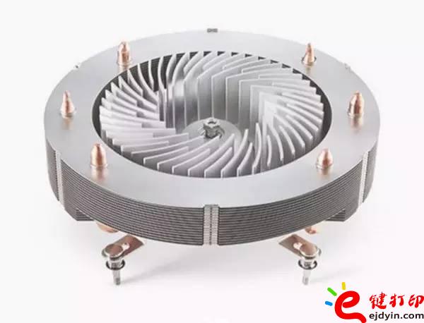 [多图慎入]电脑硬件3D打印应用实(案)例_极端制冷效果3D打印CPU风扇