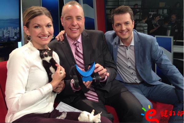 [好有爱]3D打印助残疾猫咪恢复行动自由 3D打印猫咪专用轮椅