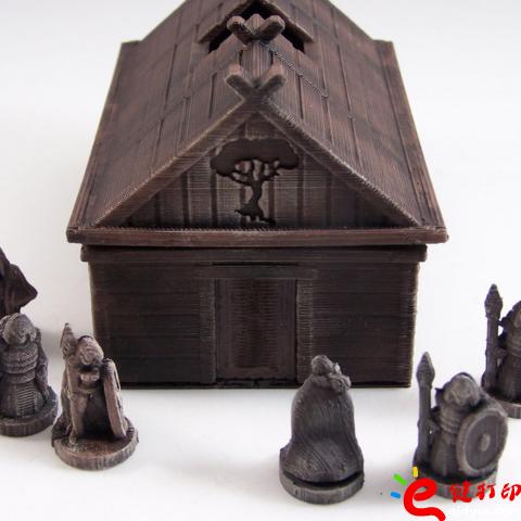 复古风的金属质感3D打印VIKING房子欣赏 很像巧克力(带下载地址) 复古风的金属质感3D打印VIKING房子欣赏 很像巧克力(带下载地址)