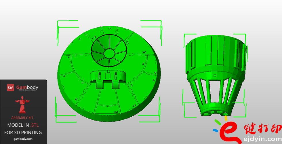 [超清图集]<<星球大战之原力觉醒>>千年隼号飞船3D打印作品欣赏(附模型下载地址)