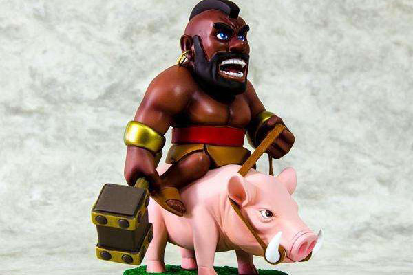 部落冲突-3d打印野猪骑士