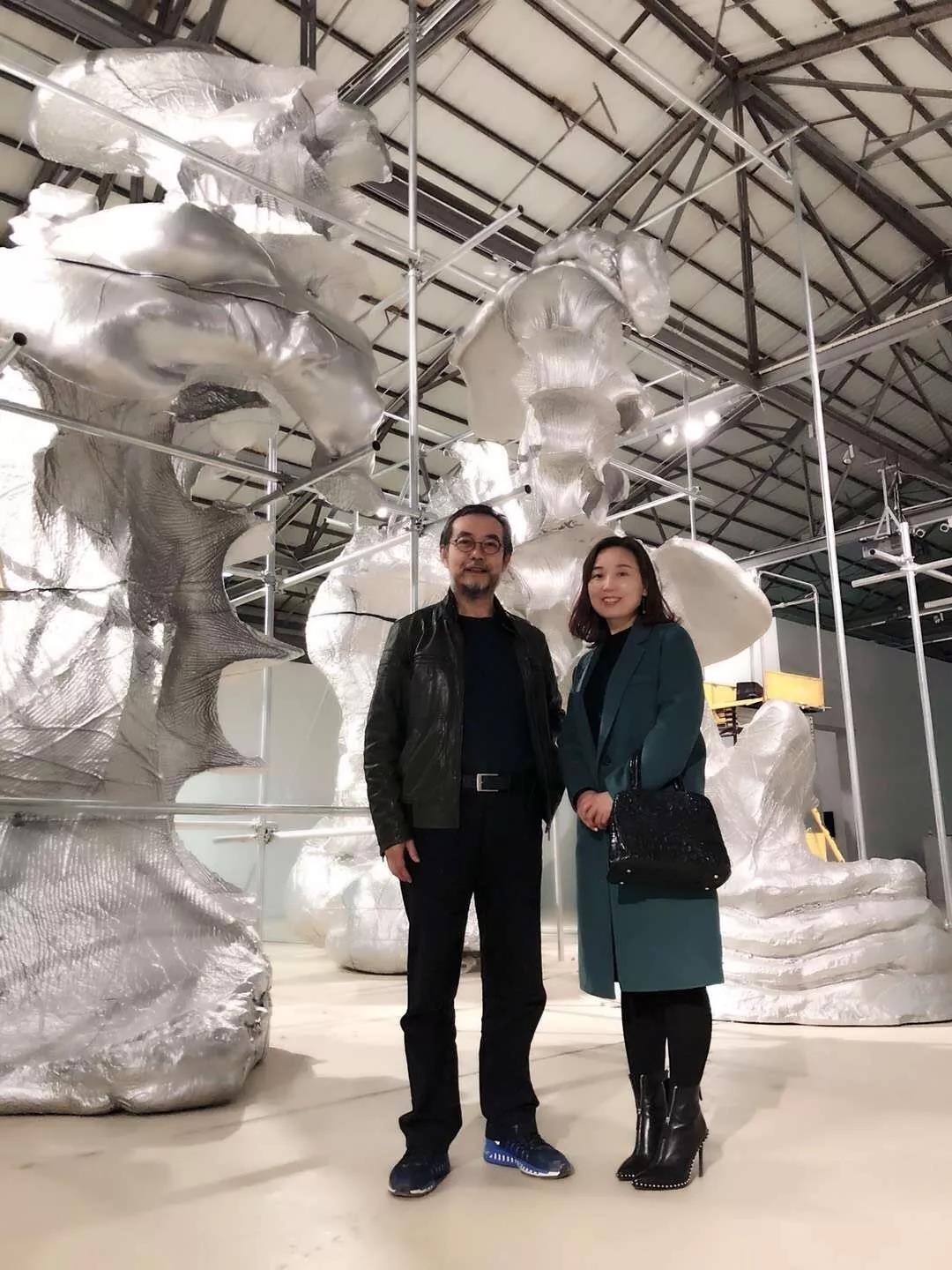 与隋教授的合影