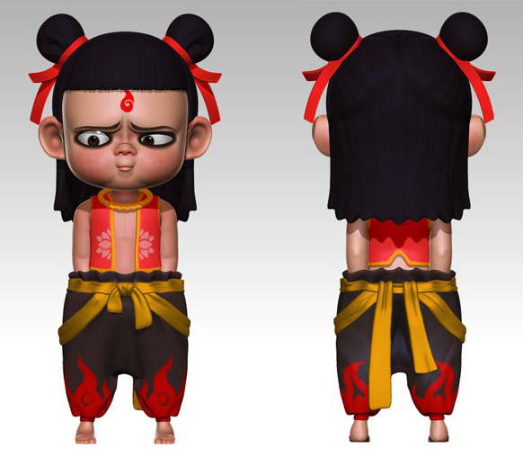 哪吒手办3D打印1