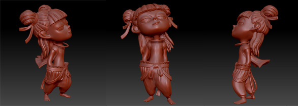 哪吒手办3D打印2