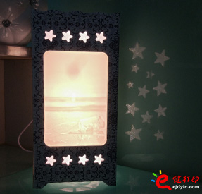 3D打印浮雕台灯4